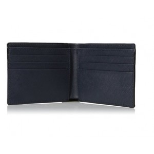 [優質小牛皮]  Calvin Klein Saffinao Leather Slim Wallet  / Navy